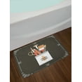 thumbnail image 2 of Art Bath Mat, Equipment for Courses Exhibitions and Painting and Calligraphy Study Time, Plush Bathroom Decor Mat with Non Slip Backing, 29.5" X 17.5", Multicolor, by Ambesonne, 2 of 2