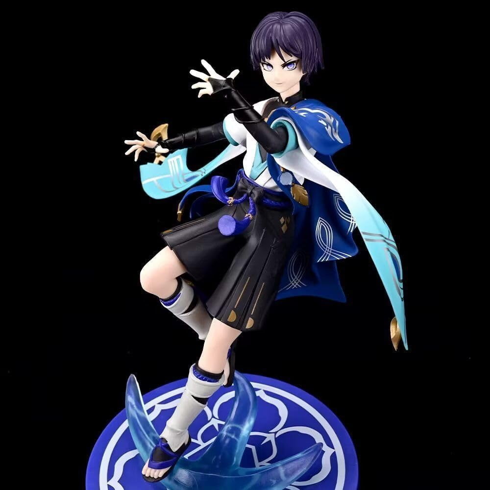Venti Figure Fighting Posture Venti Figures Genshin Impact Figures 23cm/9.1inch Anime Figures Game Character Statue Collection Decoration Gift