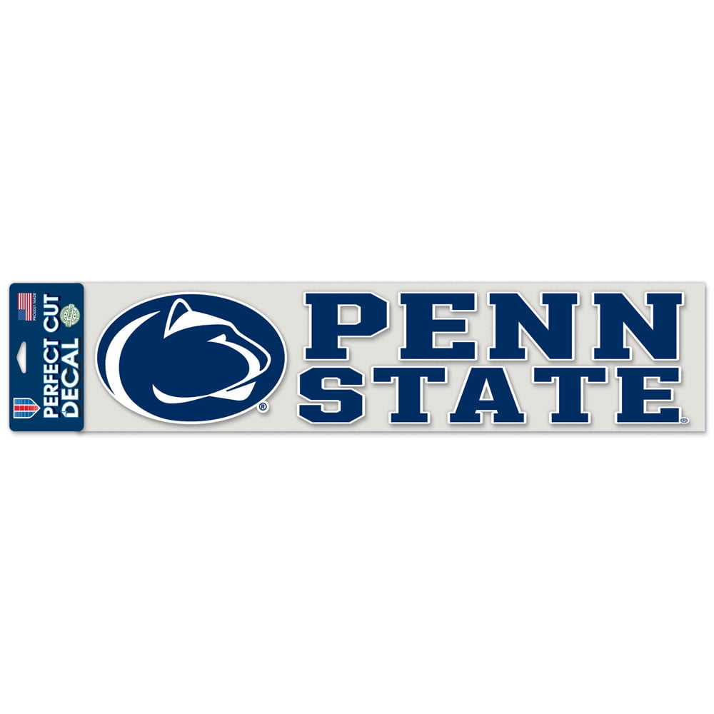 NCAA Penn State Prime 4" x 17" Perfect Cut Decal - Walmart.com