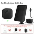 thumbnail image 5 of SunyaMood 4W 5V Solar Panel Waterproof 360 Adjustable Mount for Blink Outdoor 4 (4th Gen), 5 of 9