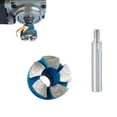thumbnail image 2 of Angle Grinder Tool,1-Inch Mini Flat Grinding Head - For Angle Grinder and Rotary Tool for Bottom Cleaning and Deburring, 2 of 9