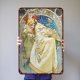 thumbnail image 3 of Placa Metal Vintage Pintura Hierro Rectangular Belleza Clásica 30x40cm, 3 of 9