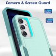 thumbnail image 4 of Decase Heavy-Duty Rugged Case for Samsung Galaxy S23 FE,Dual Layer Military Grade Drop Protection Anti-Fingerprint Anti-Scratch Hard Back Cover Silicone Bumper Shockproof Protective Case,Mint, 4 of 5