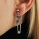 thumbnail image 2 of Pendientes colgantes de calavera y esqueleto para mujer, aretes con colgante de tela de araña fantasma, Punk, regalo de joyería, novedad de Halloween, 2023, 2 of 4