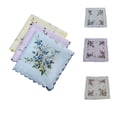thumbnail image 6 of 18 Pieces Women Soft Cotton Wedding Party Hankie Kerchiefs Multi-Color, 6 of 9