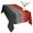 Black Red, variant on Sage Green Gray Table Cloth Waterproof Tablecloths, Vintage Country Ombre Chic Wooden Grain Tablecloth Dining Table Cover for Kitchen Party Tabletop Outdoor, Rectangle Tablecloth 52x70 Inch