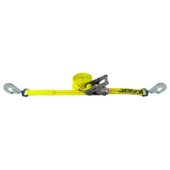Lift-All Tie Down Strap,Snap-Hook,Yellow 60507
