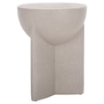 thumbnail image 5 of Safavieh Vidette Modern Magnesium Oxide Round Accent Table, Gray, 5 of 9