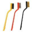 thumbnail image 2 of Almencla 3 Pieces Wire Brush Set Scratch Brushes for Deep Cleaning Paint Remover Dirt multicolor, 2 of 8