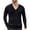 Black, variant on Mgmyaa Men's Knit Cardigan V-Neck Button Up Jacquard Sweater Open Front Long Sleeve Casual Jacket