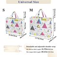 thumbnail image 2 of FORMRS Womens Corduroy Tote Bag Crossbody Shoulder Handbag with Pocket, Pink Simple Shapes, 2 of 7