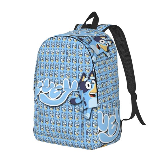 Johaoi Bluey for Canvas Laptop Backpack, Travel Laptop Backpack for Men Women Backpack Suitcase for Travel, Business Casual or College-
