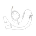 thumbnail image 1 of Air Tube Headset, Headset Mic For Phone, Wired Headphone With 2 X Pair Of Spare Earplug For Air Tube Headphone White,Black, 1 of 8