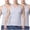 Gray, variant on 3 PC Men's Shirt Tanks Casual Solid Color Cotton Tank Tops Moisture-Wicking Sleeveless Undershirts Tank Shirt for Men