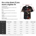 thumbnail image 6 of Haiem American Bald Eagle Warrior Printed Hawaiian Shirt for Men - Men’s Casual Beach Summer Shirts - Stretch Fabric with Modern Fit-3X-Large, 6 of 7