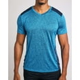 thumbnail image 4 of Real Essentials 5 Pack: Men’s V-Neck Dry-Fit Moisture Wicking Active Athletic Tech Performance T-Shirt, 4 of 7