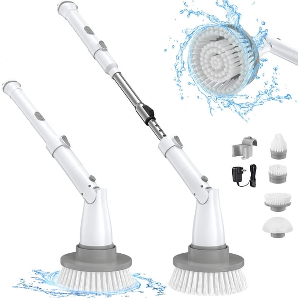 Electric Spin Scrubber Al6-W Pro, Cordless Household Cleaning