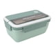thumbnail image 5 of Contenedor De Almuerzo, Caja Japonesa Bentox, Portátil, Seguro Para Microondas, A Prueba De Fugas, Multifunción, Para Estudiantes ANGGREK Verde, 5 of 8