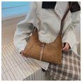 thumbnail image 3 of Sunyeur Womens Vintage Faux Suede Shoulder Bag, Trendy Dumpling Crossbody Handbag Hobo Bag Commuter Satchels, 3 of 8
