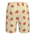 thumbnail image 6 of Naloa Strawberries Men's Beach Shorts, Surfing shorts, Swim trunks, Quick Dry Swim Trunks for Surfing Beach Fun - Small, 6 of 9