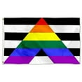 thumbnail image 3 of mokarier Straight Ally Flag Banner Outdoor Indoor Decoration Flag 3x5Feet Double Stitched Polyester with Brass Grommets, 3 of 5