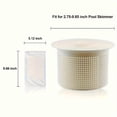 thumbnail image 4 of 50 Pack Pool Skimmer Socks,Pool Filter Socks for Skimmer Basket for Above Ground and Inground Pool Ultra Fine Mesh Screen Pool Skimmer Scum Socks Saver,Pool Cleaning Filter Socks Cleans Debris Leaves, 4 of 6