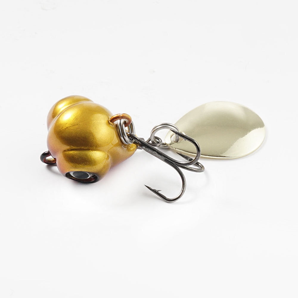 6 Pack New Rotating Metal VIB Vibration Bait Spinner Spoon Fishing Lures