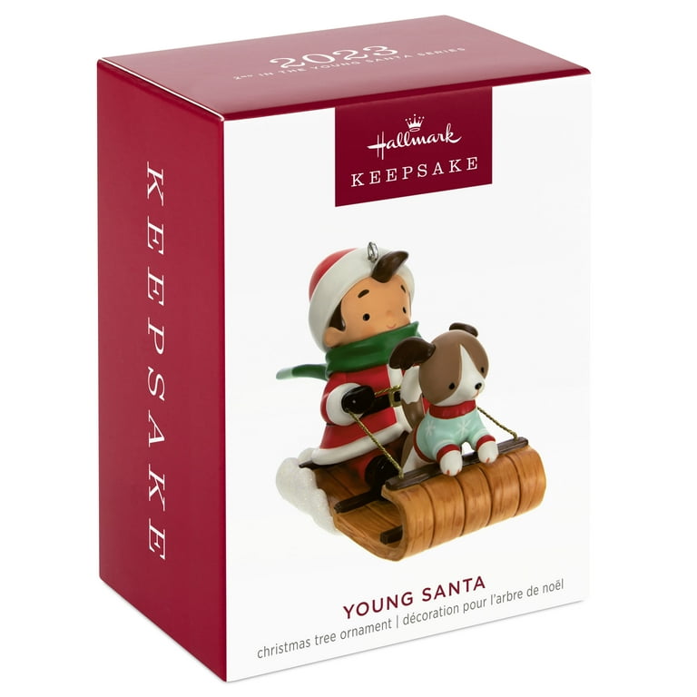 Hallmark Keepsake 2023 Christmas Ornament, Young Santa with