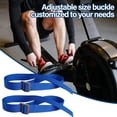 thumbnail image 4 of Visland 2 Pcs Rowing Machine Pedal Strap Adjustable Elliptical Leg Exerciser Foot Strap Under-Desk Elliptical Machine Pedal Trainer Strap Replacement, 4 of 7