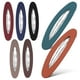 thumbnail image 4 of 7 pinzas para el cabello ovaladas, mate, planas, para peinado, accesorios para el cabello para adolescentes, 4 of 7