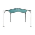 thumbnail image 7 of Greysen Outdoor 11.5' x 11.5' Aluminum Gazebo Canopy, Teal, Silver, 7 of 7