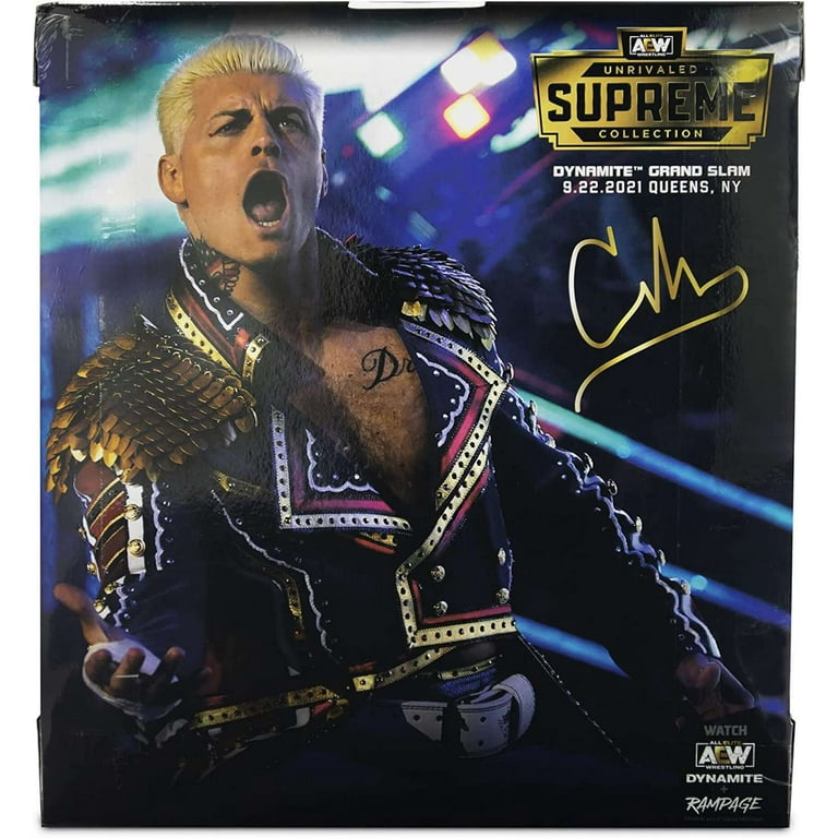 Free Shipping! Jazwares AEW All Elite Wrestling Cody Rhodes