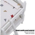 thumbnail image 3 of 1:12 Doll Bunk Bed, Mini Doll Bunk Bed Furniture Scene Prop Accessories (ometric Pattern), 3 of 4