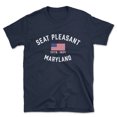 thumbnail image 1 of Seat Pleasant Maryland Patriot Men's Cotton T-Shirt, 1 of 1