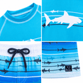thumbnail image 4 of Big Chill Boys Swim Set - Boys Rash Guard Swim Set - UPF 50+ Rash Guard Long Sleeve Swim Shirt Board Short Swim Trunks (5-14), 4 of 7
