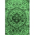 thumbnail image 1 of Ahgly Company Indoor Rectangle Oriental Emerald Green Industrial Area Rugs, 2' x 3', 1 of 4