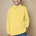 thumbnail image 2 of Hessimy Baby Long Sleeve Shirts Infant Tshirt Ribbed Undershirts for Toddler Boy girls Boys Clothes(A85-Yellow,11-12 Years), 2 of 5