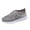 Grey, variant on NOKIO Women Breathable Mesh Running Shoes Fly Woven Lightweight S𝗅ip On Sneakers Non S𝗅ip Sh𝗈𝖼k-Absorbing Athlet𝗂c Shoes Casual Knit Fitness Shoes for Summer Outdoor Walking