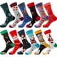thumbnail image 2 of Calcetines creativos de Navidad para hombres y mujeres, medias divertidas coloridas, calcetines lindos para niños, regalo de Navidad, alce, muñeco de nieve, Santa impreso, 2 of 4