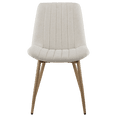 thumbnail image 3 of Bouclair Beige Fabric and Metal Dining Chair, 3 of 7