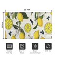 thumbnail image 5 of Yellow Lemon Fruit Berries Beige Pattern Door Rugs,Washable Non Slip Door Mats Indoor,Decorative Door Mats,Entry Mat Indoor for Entrance,Bedroom,Kitchen,Bathroom,17"x30", 5 of 6