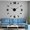 Black,27inch, variant on Modern Interior Big Clock Kit Wall Art Frameless Wall Watch Large DIY Wall Clocks Mute Mirror Stickers Home Office School Decor(Black,27inch)