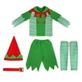 thumbnail image 3 of Conjunto de disfraz de navideño perfecl Traje navideño para actuación en escenario Año Nuevo L, 3 of 8