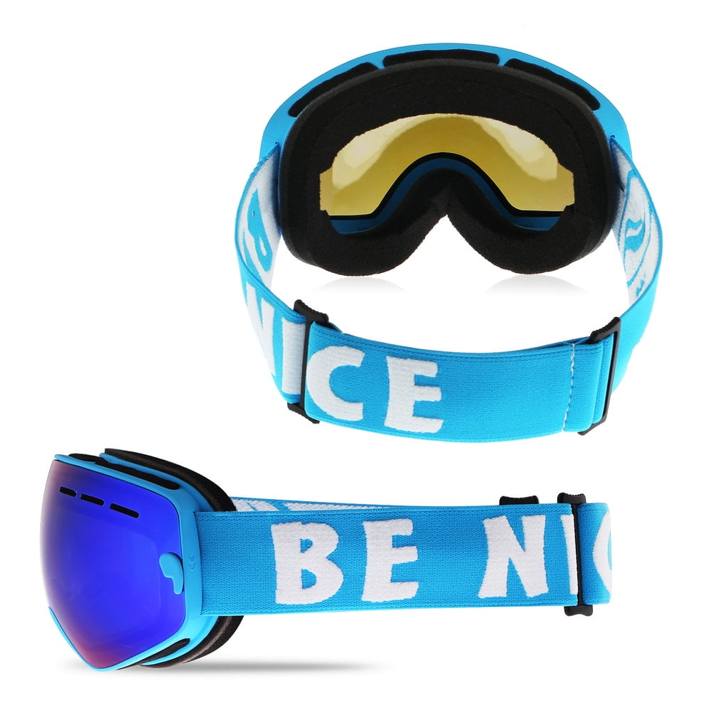 Ski Goggles for Kids, Children Durable Snow Ski Goggles Double Lens