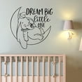 thumbnail image 2 of Calcomanía de pared de Dumbo, luna, estrella, sueño grande, pequeño, elefante de dibujos animados, vinilo, calcomanía para pared, habitación infantil, calcomanías para decoración de pared, 2 of 5