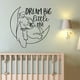 thumbnail image 2 of Calcomanía de pared de Dumbo, luna, estrella, sueño grande, pequeño, elefante de dibujos animados, vinilo, calcomanía para pared, habitación infantil, calcomanías para decoración de pared, 2 of 5