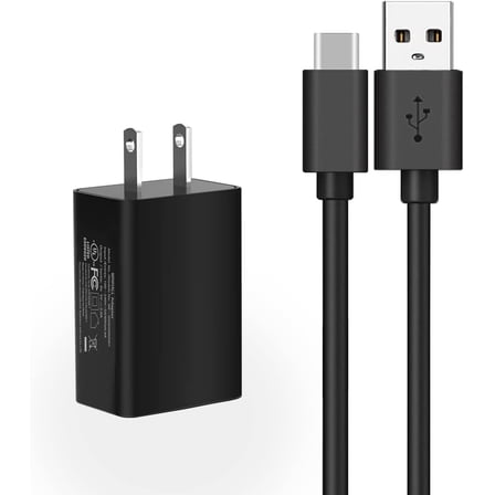 Charger for GoPro Hero 10 9 8 7 6 5 Black Session, Hero Max, Hero 7 Silver, 7 White, Hero 5 Session, Hero 2018 USB C Wall Charger AC Adapter Charging Cable Cord - UL Listed