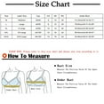 thumbnail image 2 of Bigersell Womens Wireless Bras Comfortable Full-Coverage Wire-Free Bra Ladies Back-Smoothing V-Neck Push-up Bras Hook and Eye Bra Closure Comfort Strap Padded Bra Bralette Mint Green M, 2 of 2