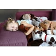 thumbnail image 4 of Pound Puppies Classic - White and Brown Stuffed Puppy Plush Toy Dog Stuffed Animal for Kids, Adopt a Pound Puppy, Includes Certificate, 4 of 5