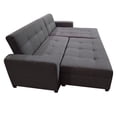 thumbnail image 4 of Sofa Cama King Size Tapatios Muebles Tela Oslo Oxford con Portavasos 3 Posiciones, 4 of 7